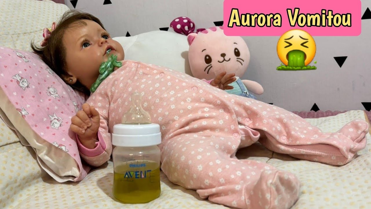 Bebê Reborn Aurora Não Foi para Creche porque ficou Doente 