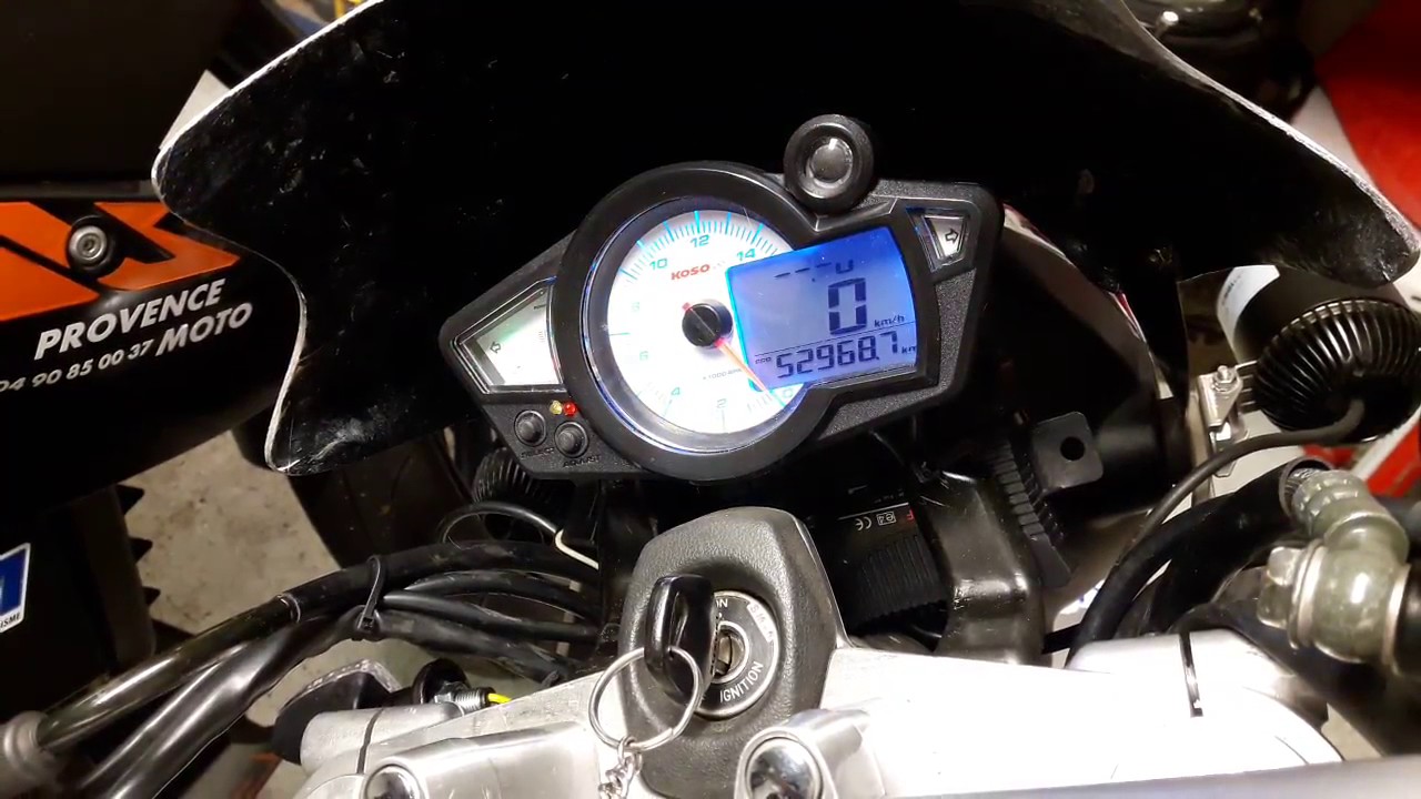 Wiring Koso RX1N on SV with fuel level home made