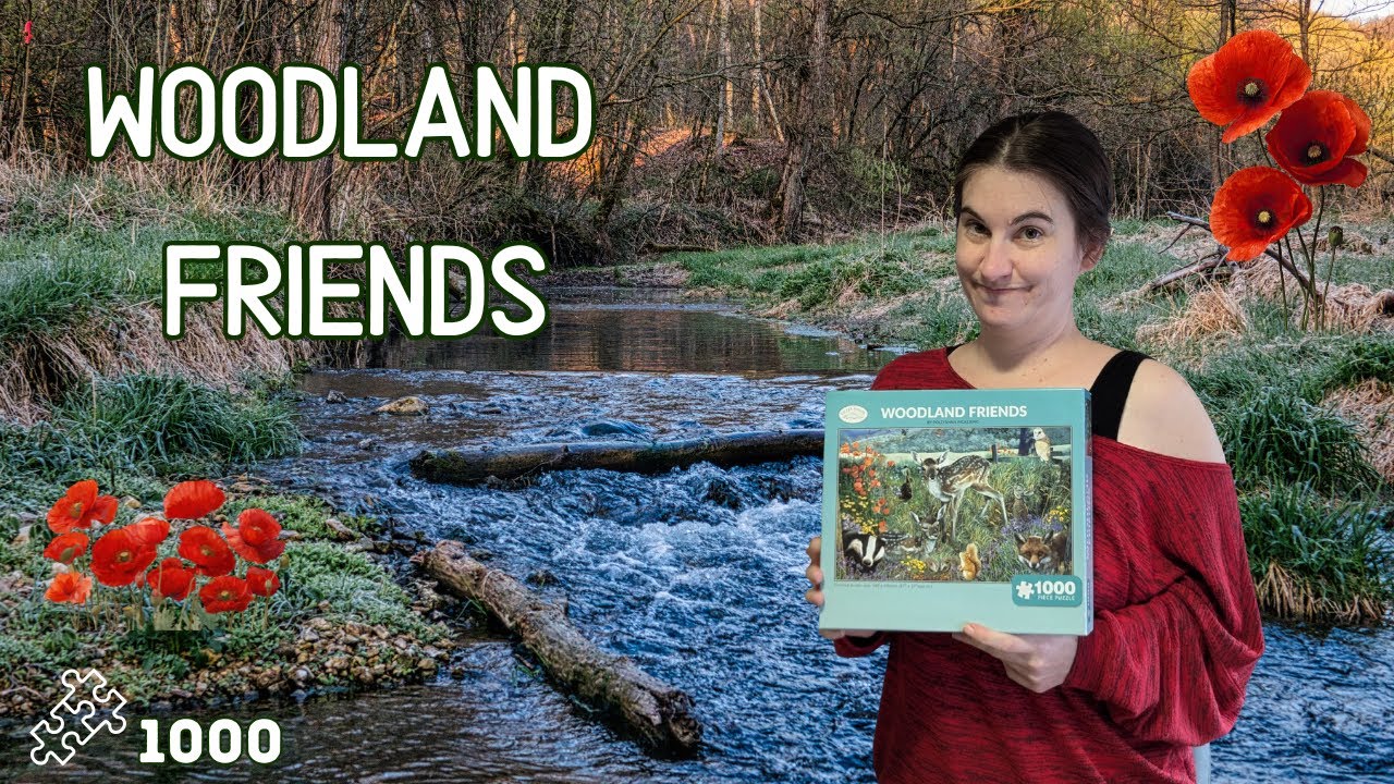 Woodland Friends 🐿️🌲 | Cozy Jigsaw Puzzle Timelapse