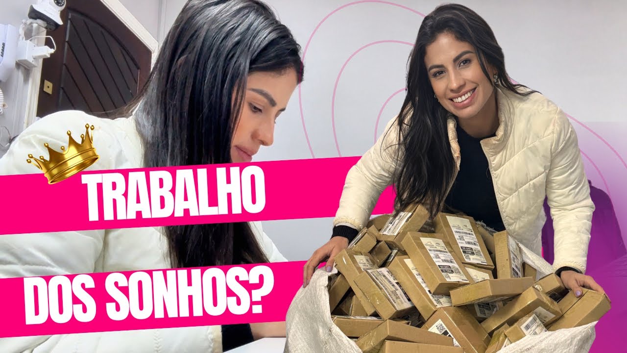 Trabalho dos Sonhos ou Correria? Meu Dia Vendendo produtos na Shopee | 
