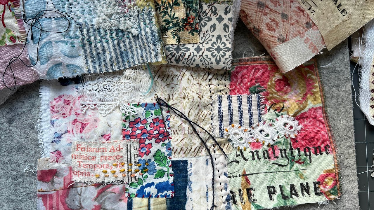 #whateverwednesday craft with me | EP 15 | small fun drawstring bags with scraps Part 1
