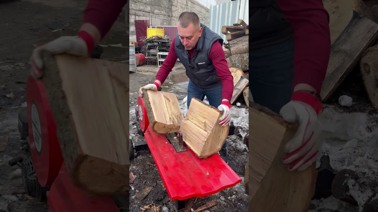 Fastest Log Splitter in the World? 😱 #дровокол #logsplitter