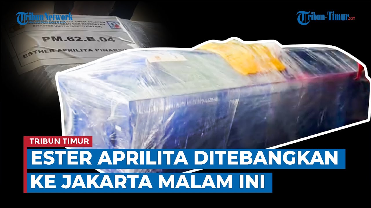 Tiba di Bandara Sultan Hasanuddin, Jenazah Pramugari Ester Aprilita Segera Diterbangkan