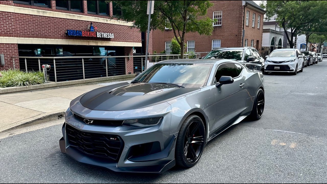 Taking delivery of my new Camaro ZL1 1LE