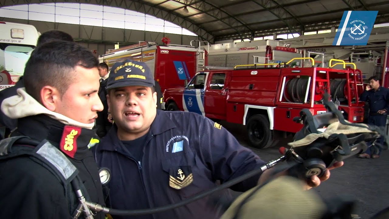 [Así Se Trabaja En Prefectura] Entrenamiento de los bomberos de Prefectura