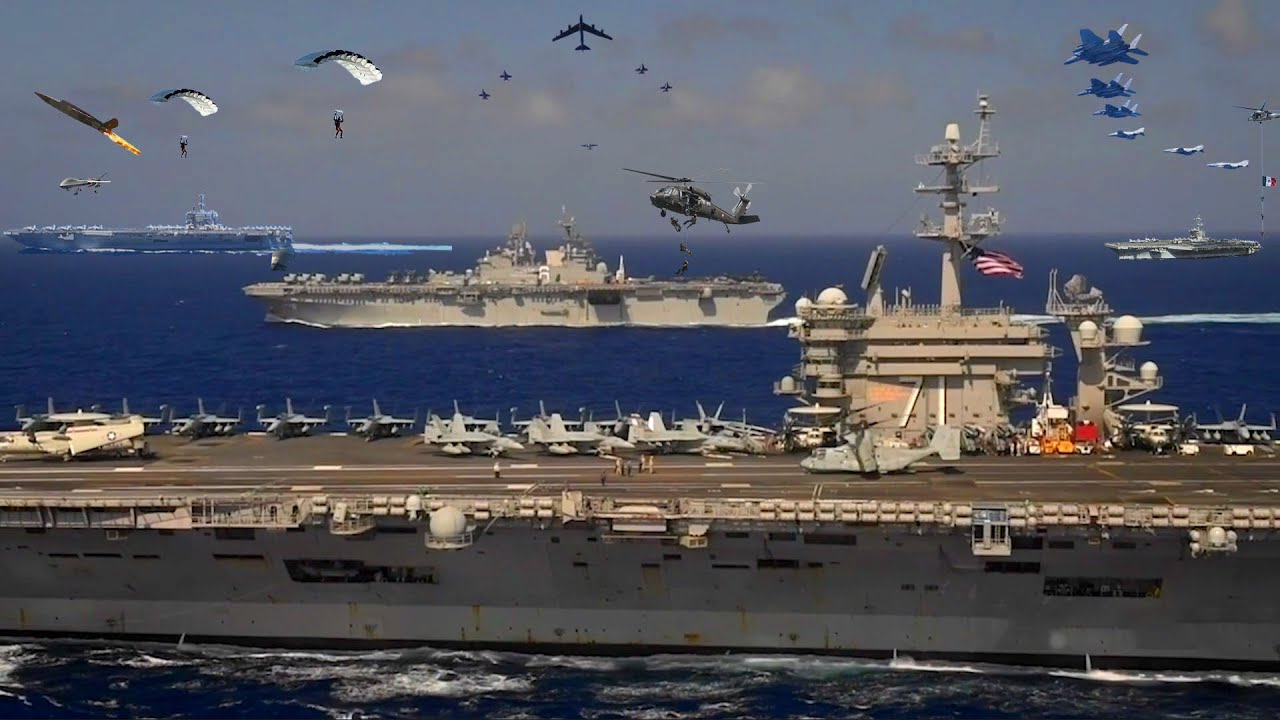 USS THEODORE ROOSEVELT В ДЕЙСТВИИ