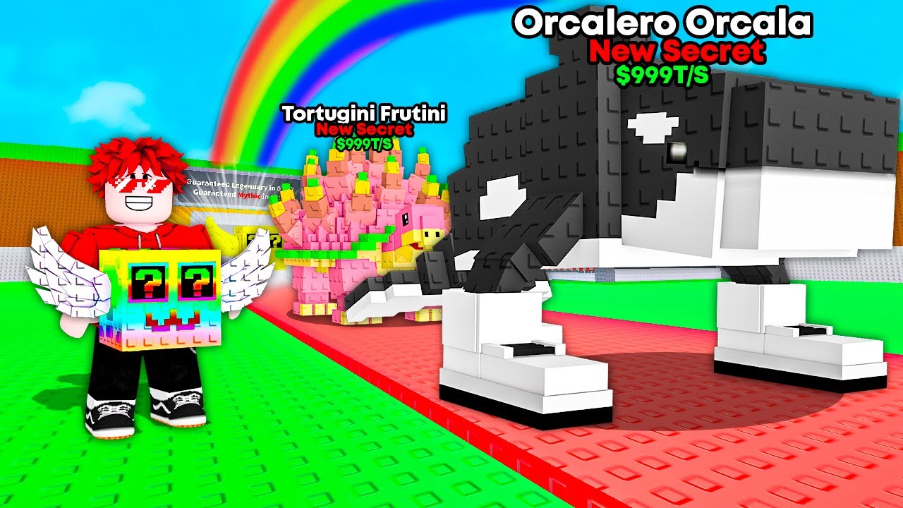 Us&eacute; SUERTE INFINITA y ROB&Eacute; BRAINROT SECRETO (+ 100 BILLONES) Steal a Brainrot (Roba un Brainrot)