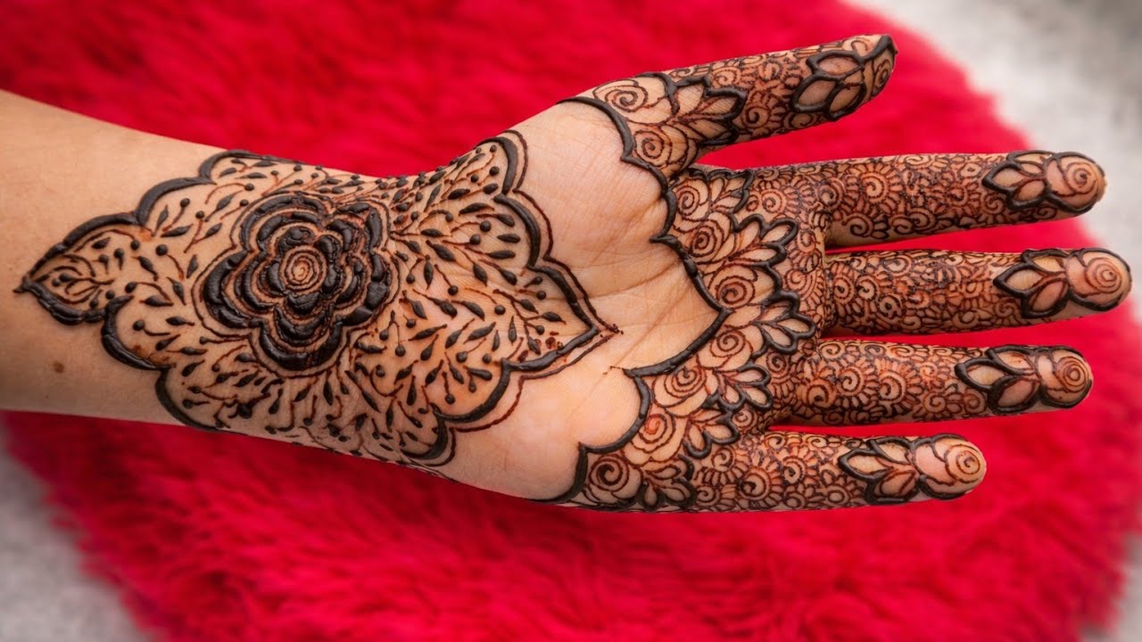 Easy Rose Flower Mehndi Design | Stylish Full Hand Mehndi | Latest Arabic Mehndi 2026