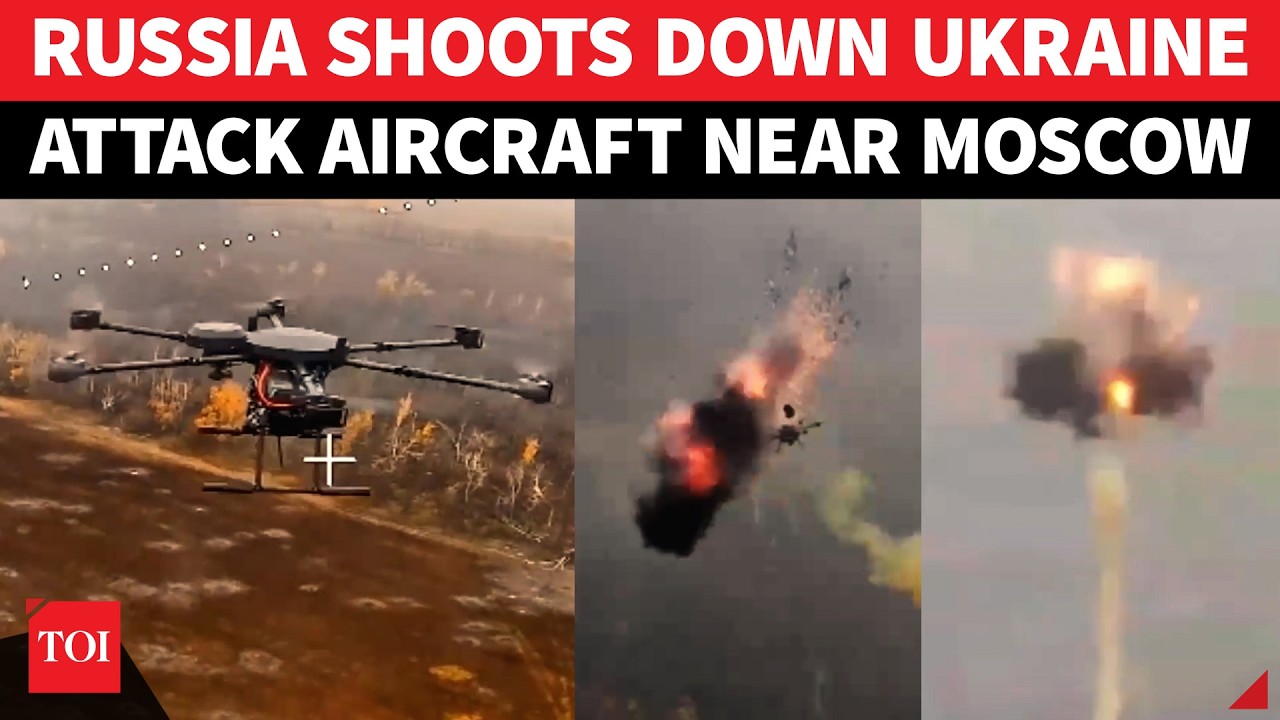 Russia SHOOTS DOWN Multiple Ukrainian Aircraft Near Moscow As Putin Unleashes Missiles | WATCH