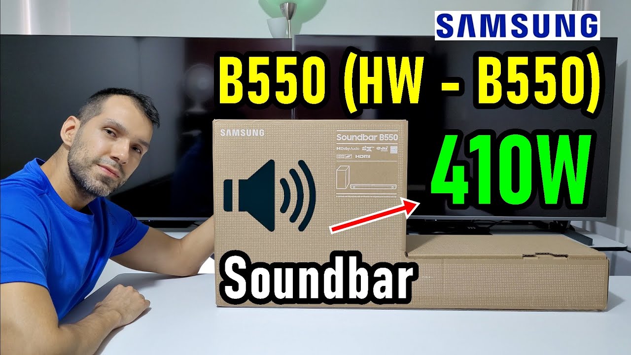 SAMSUNG B550 (HW-B550) 410 Вт: ЗВУКОВАЯ БАР С САБВУФЕРОМ / DOLBY AUDIO / DTS VIRTUAL:X