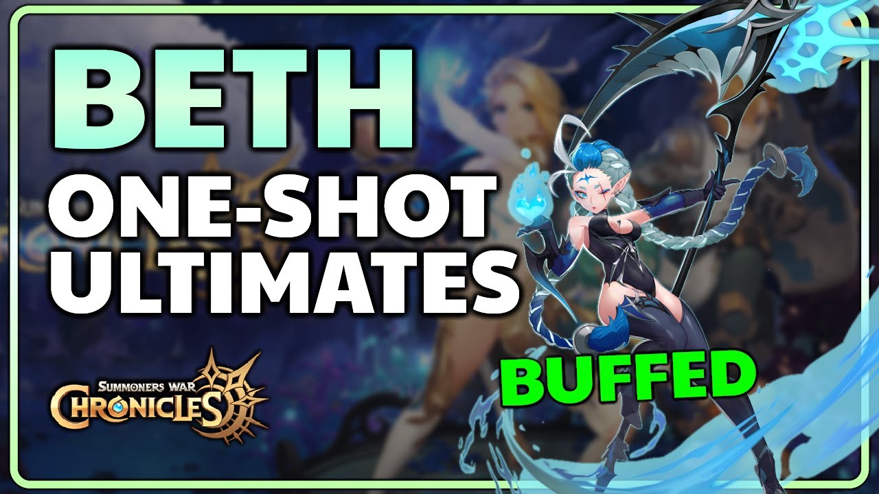 BETH IS SERIOUSLY STRONG NOW - Summoners War Chronicles (Water Hell Lady)