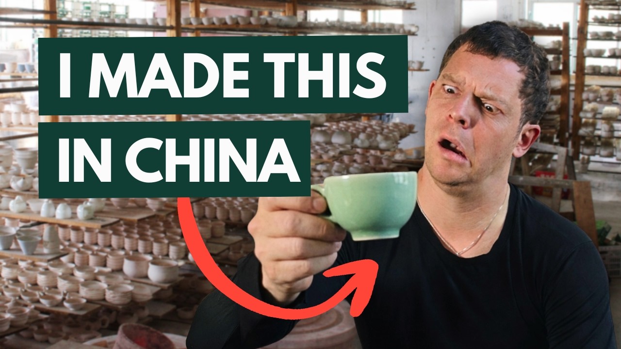 I Handmade a Tea Cup at Our Chinese Teaware Factory!