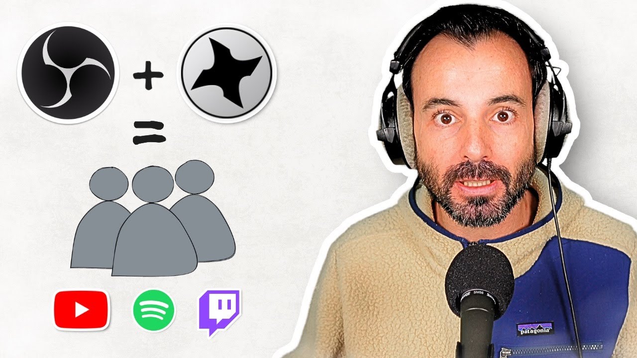 Tuto OBS + VDO Ninja : Podcast ou Live &agrave; plusieurs