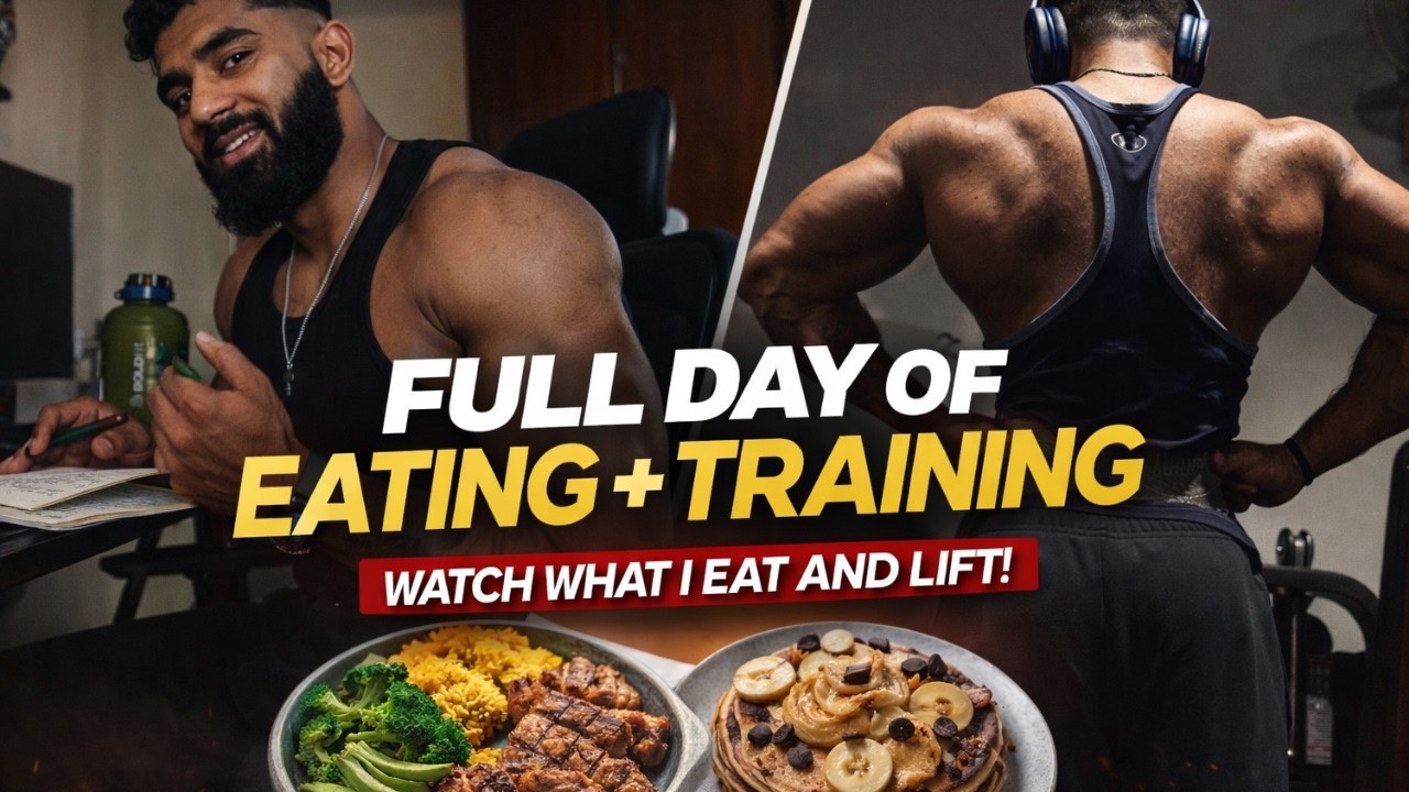 First Youtube video!!! Full day of eating + training