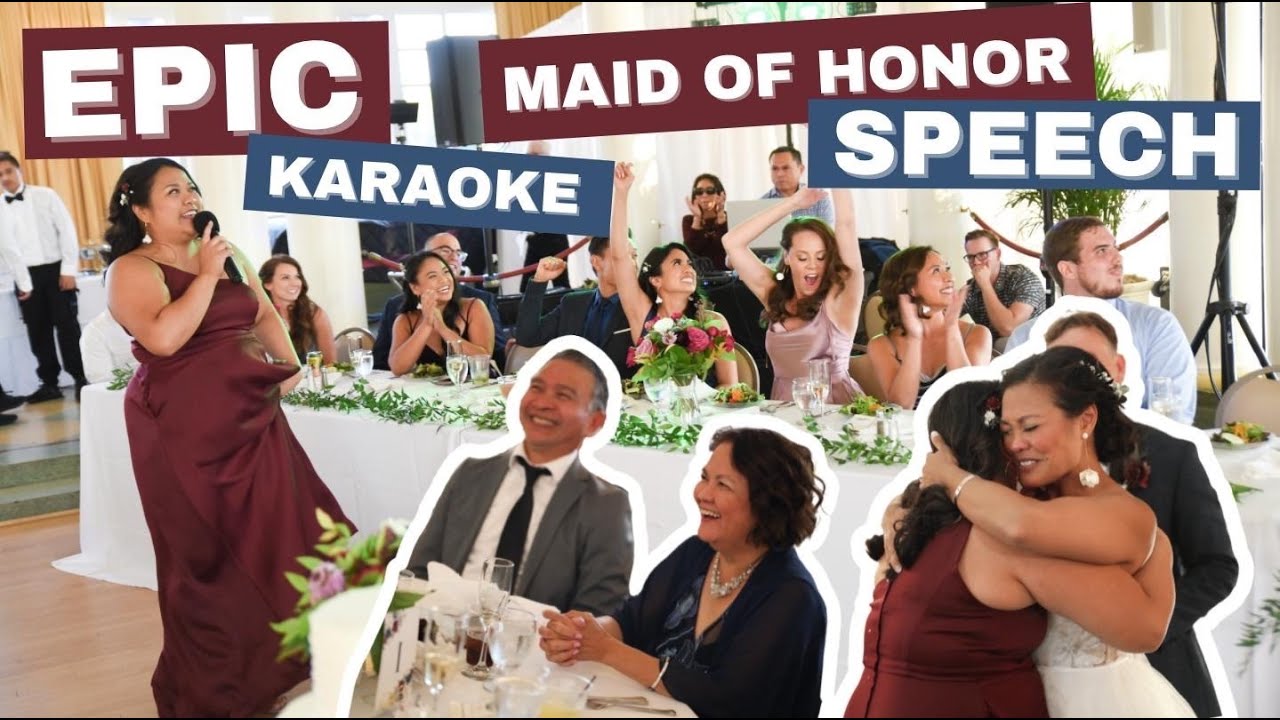 Epic Karaoke Maid of Honor Speech (The Riviera, Lake Geneva, WI)
