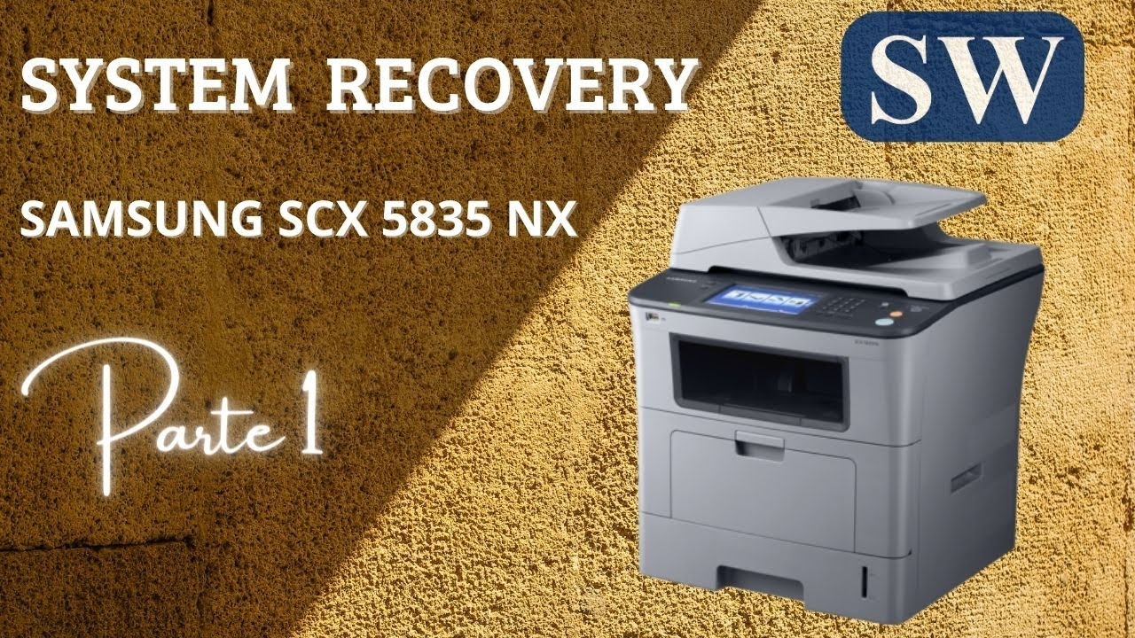 Como fazer System Recovery na impressora Samsung SCX 5835NX   Parte 1