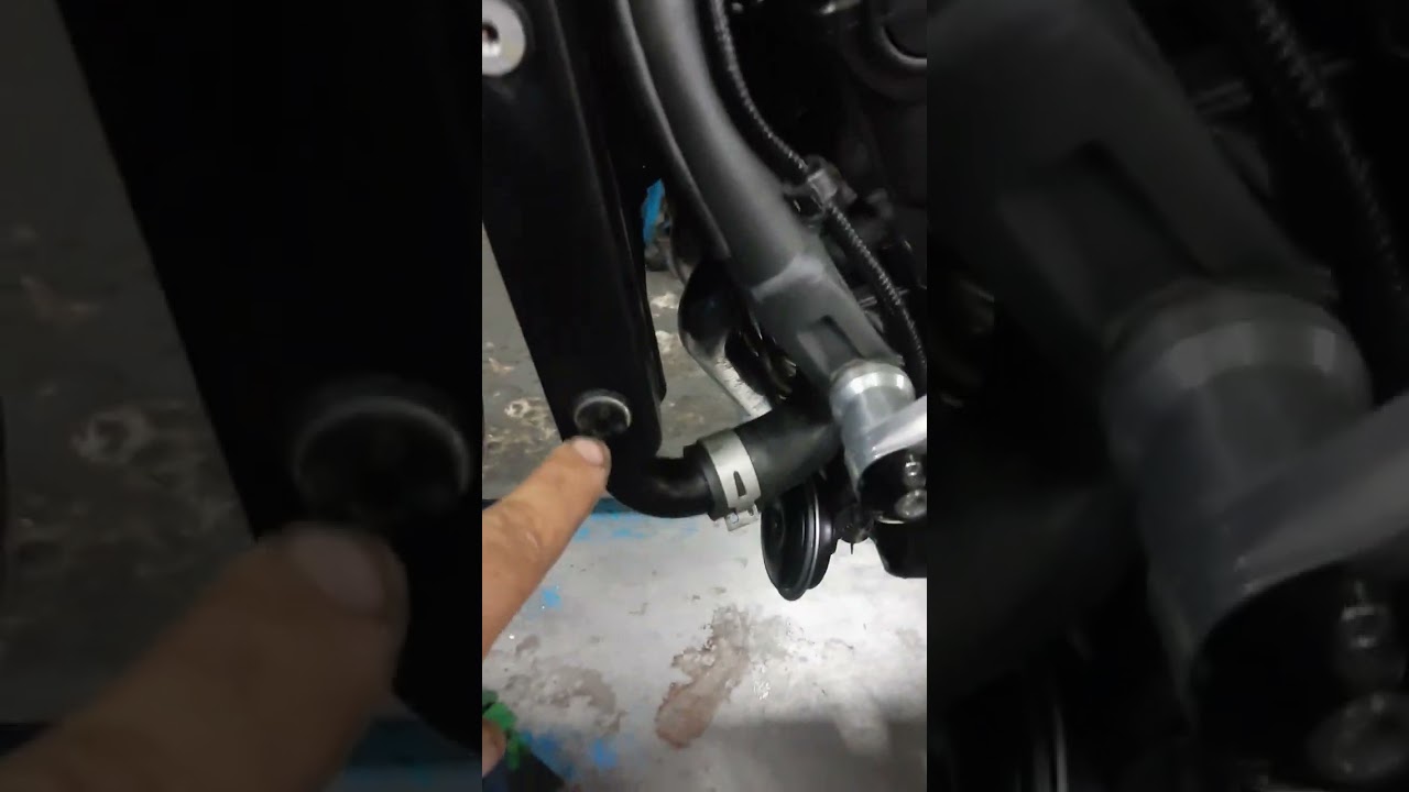 cb 650 r cuidado quando for trocar fluido de radiador