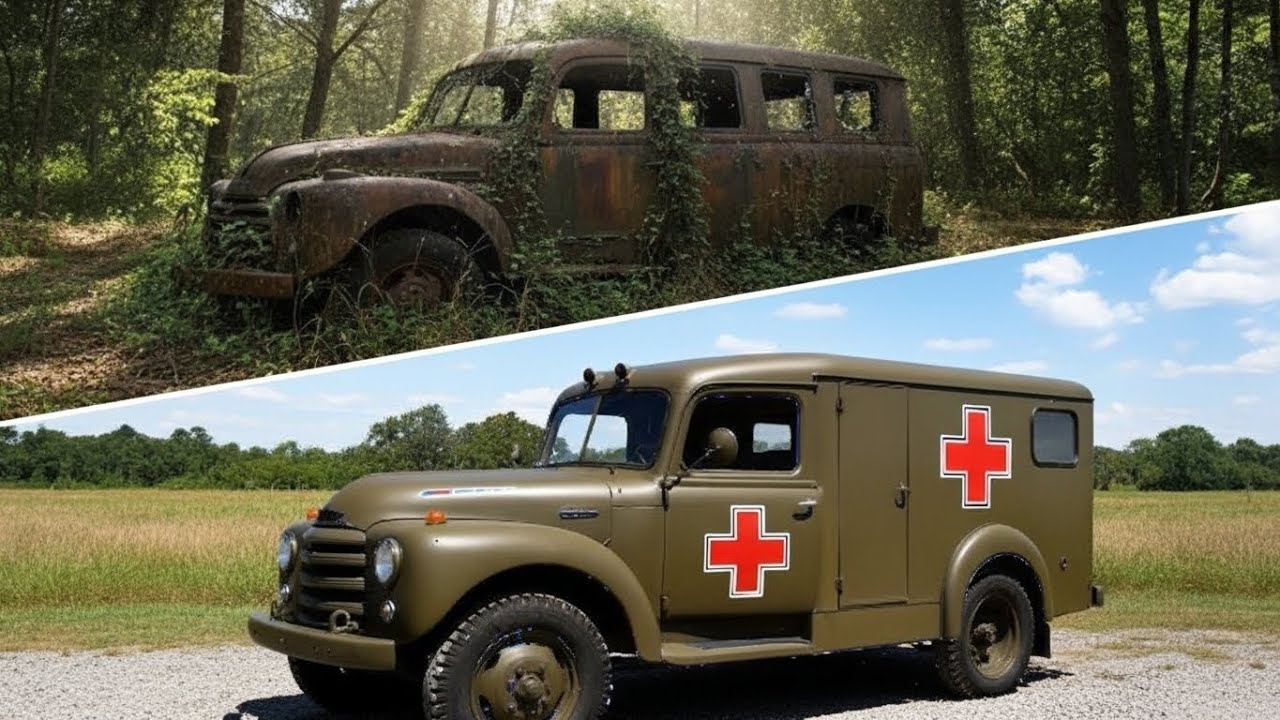 WWII Dodge WC-54 Ambulance | Silent ASMR Full Restoration & Transformation
