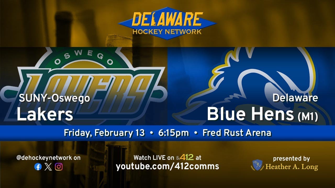 Delaware M1 vs. SUNY Oswego • Delaware Hockey Network