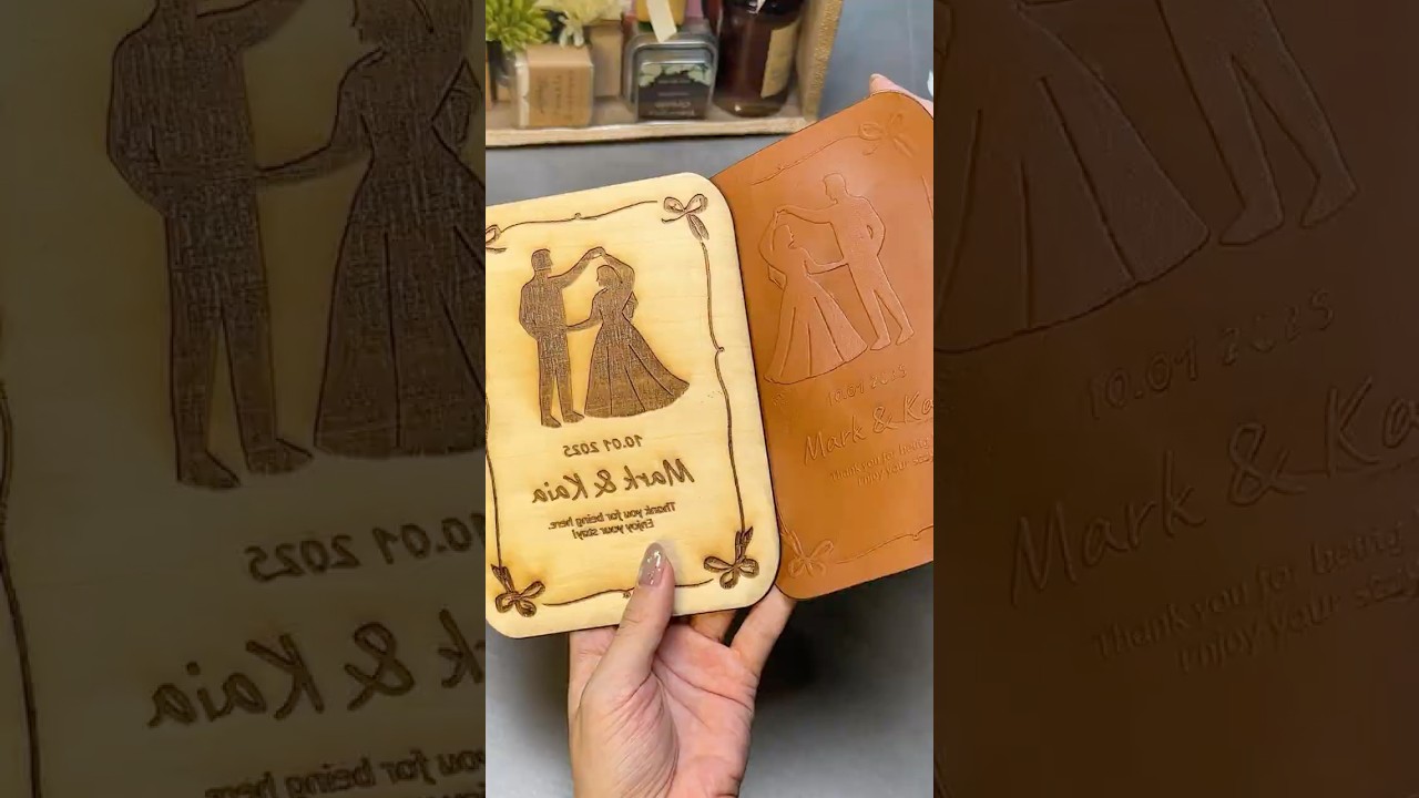 ✨ We used the xTool F2 Ultra for a deep-wood engraving, then created a stunning  leather transfer!