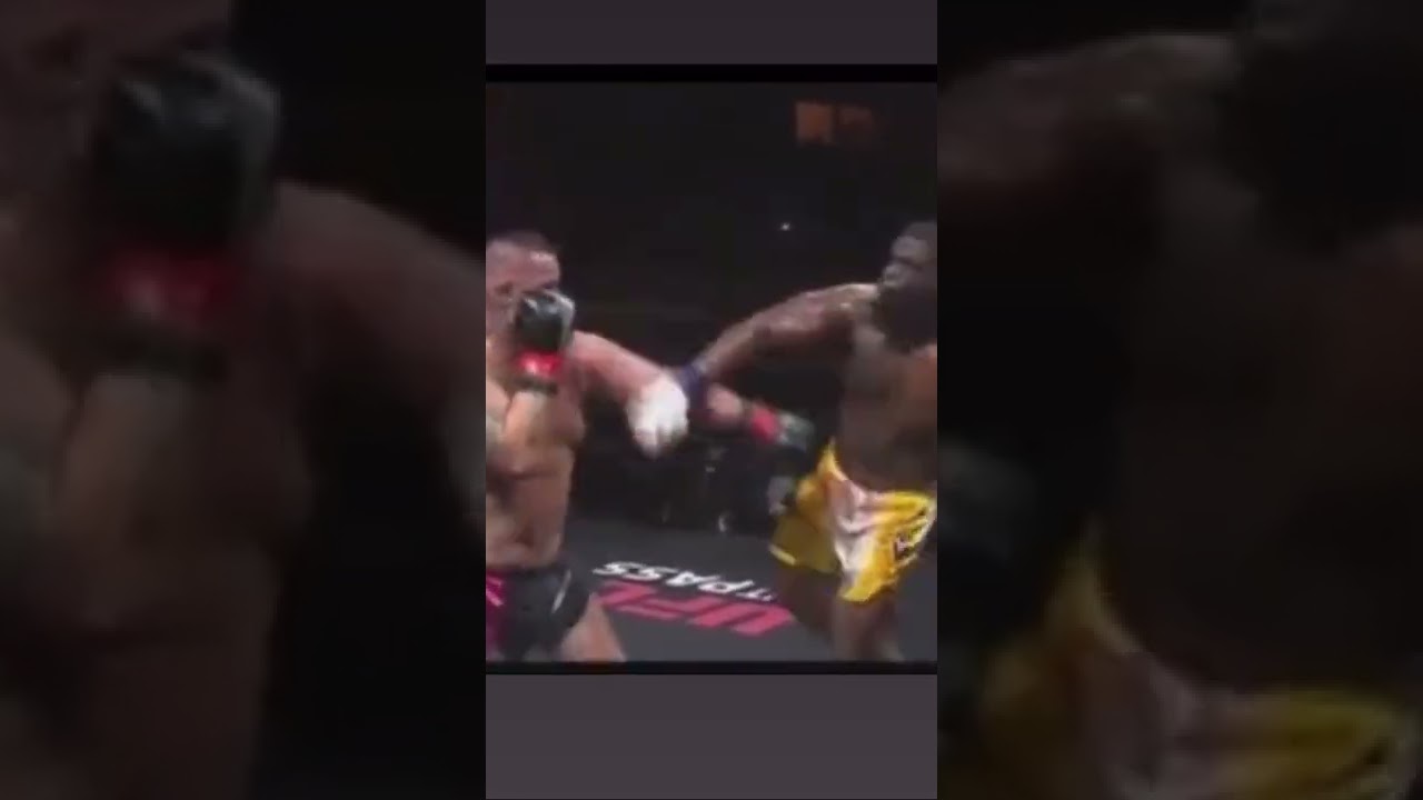 Crazy Head kick counter by a heavyweight