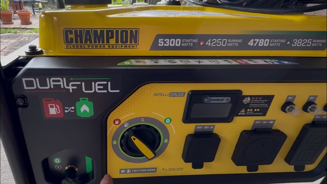 For Uncle Tom and Aunt Sharon Champion 5300/4250 generator basic run and store instructions ❤️ 