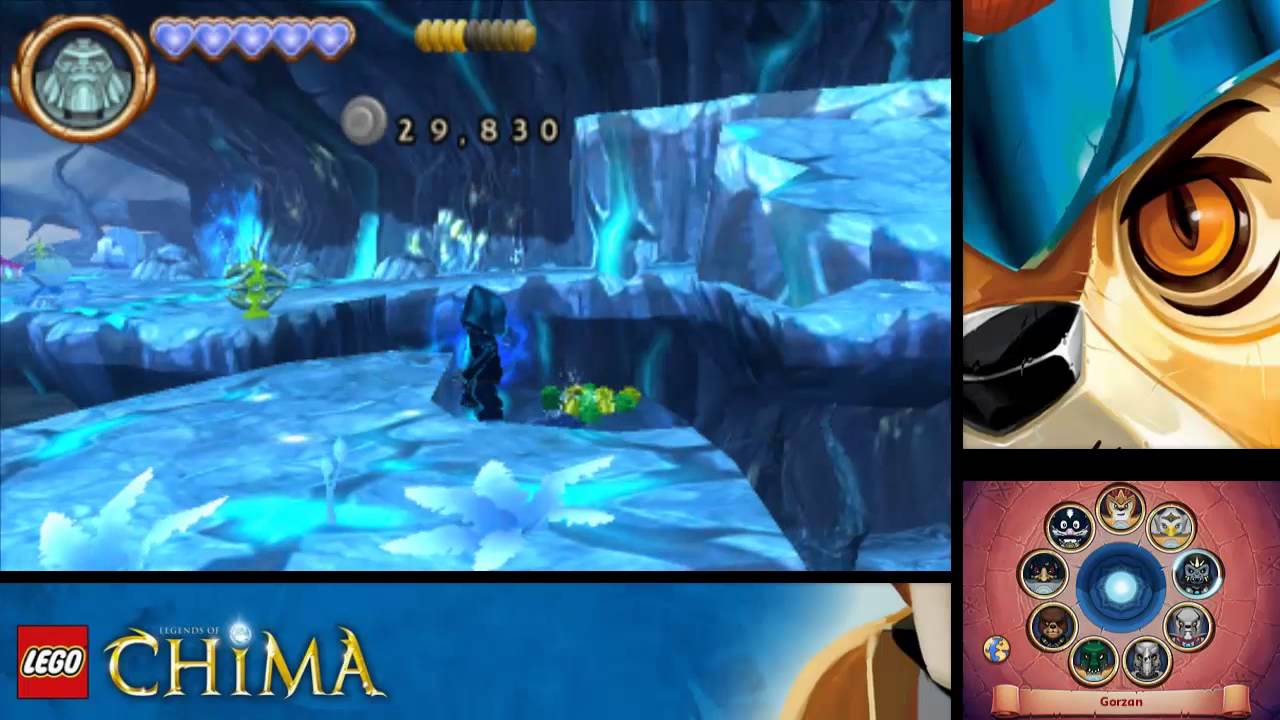 LEGO Legends of Chima: Laval's Journey - Level 10 Wolf Camp 100% (Character Tokens, Treasures)