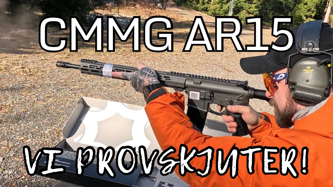 Provskjuter CMMG AR15 för jakt!