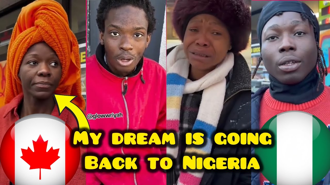 Homeless Nigerians in Canada tear up sharing their stories🇳🇬🇨🇦