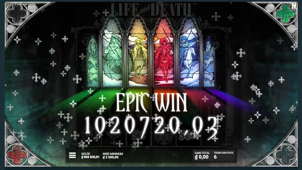 EPIC Win - LIFE AND DEATH - Hacksaw Gaming Slot Machine!
