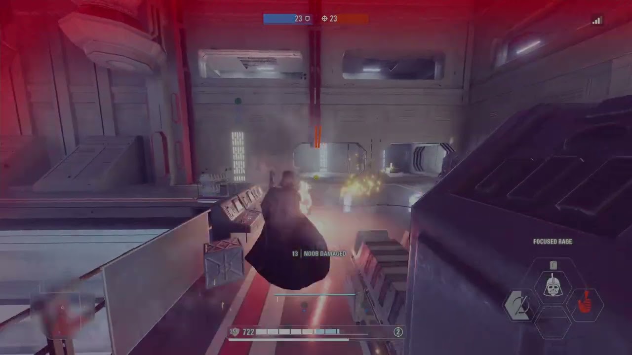 Playing as Darth Vader except everyone in the lobby is kinda bad and I don't help my team out much
