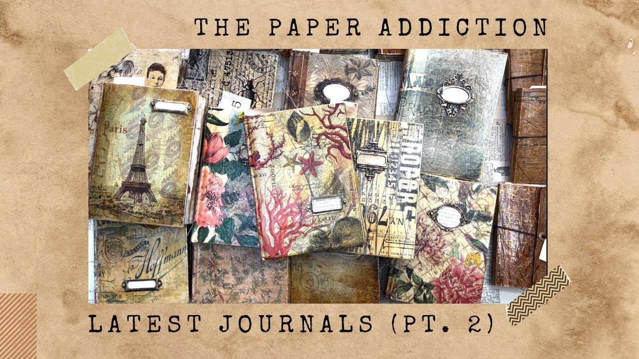 Journal flip through from April 2022 The Paper Addiction (PT. 2)