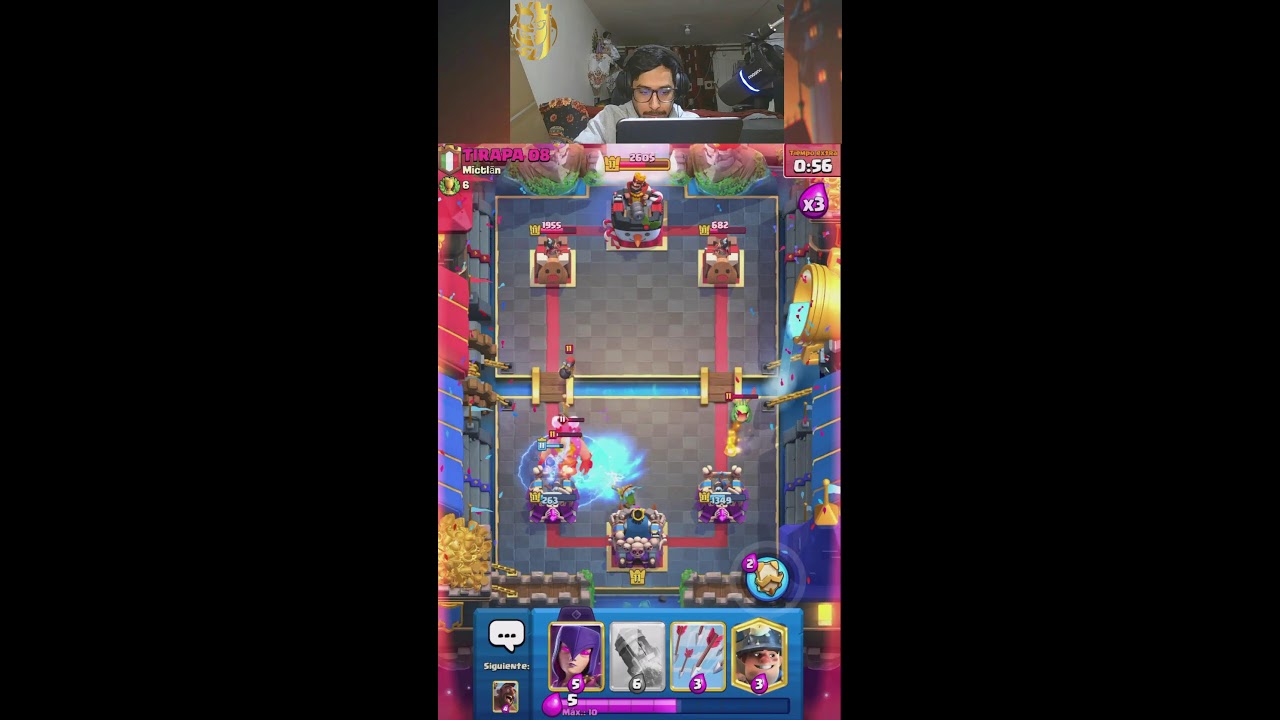 Dia de clash royale en manco Mexico vs España