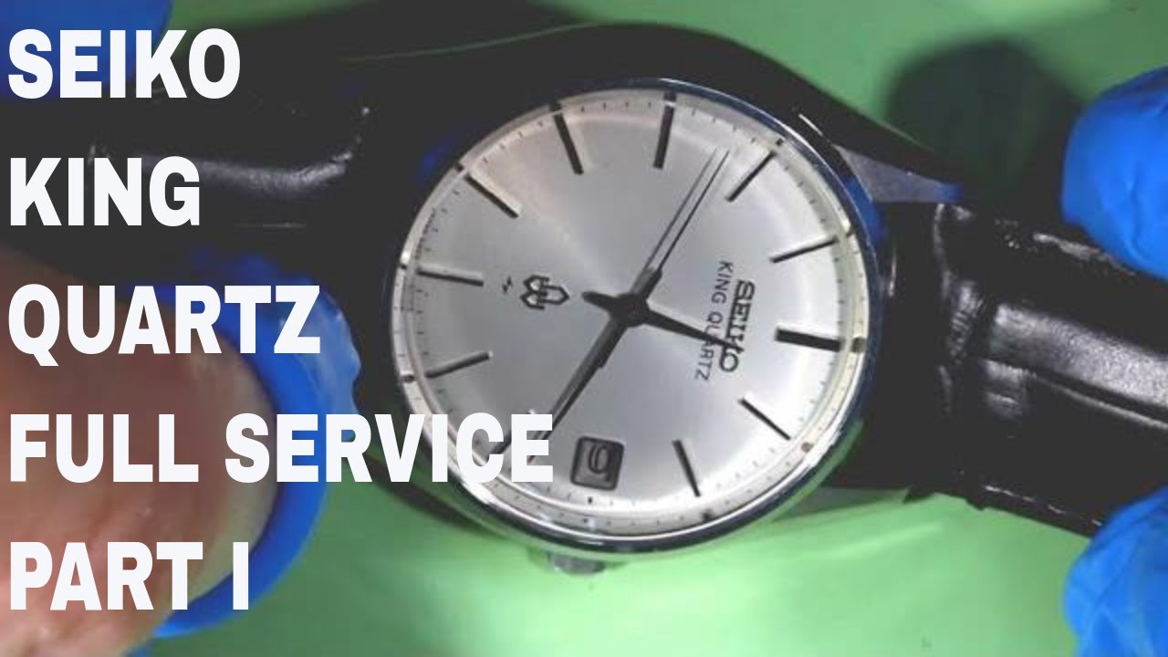 Fixing and Servicing a Vintage Seiko King Quartz 1977 Watch Cal.5855 Part I - Full Strip