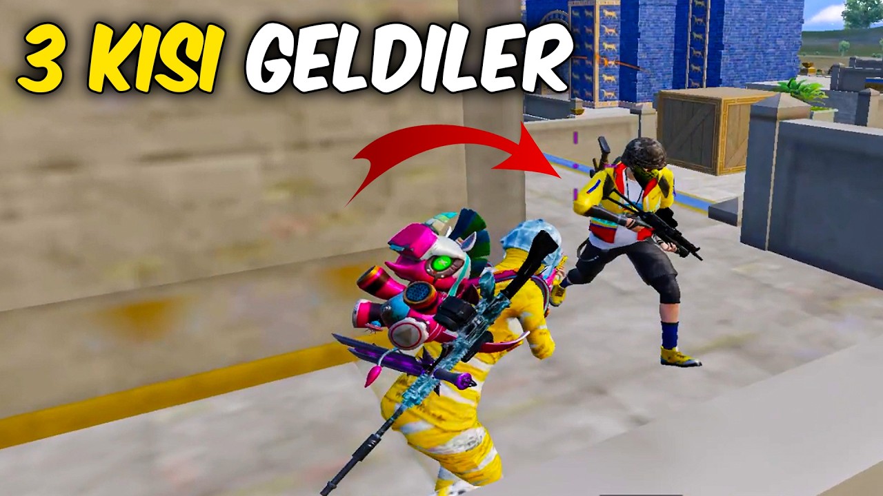 3 KİŞİ DALIP BENİ BİTİRDİLER TEKRAR ATLAYIP 1vs3 ATTIM ! | PUBG MOBİLE