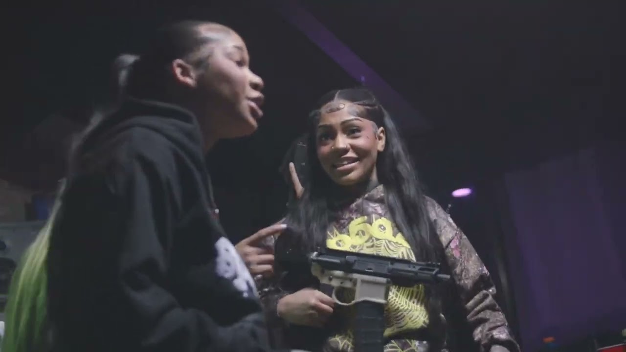 Aspen Kartier directing the scene to Triple Threat w/ Lady BL & Jada’s