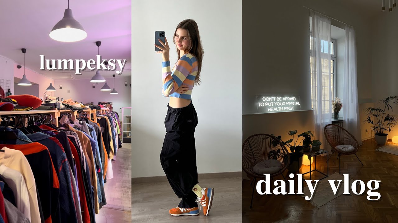 a day in my life, lumpeksy, joga | vlog