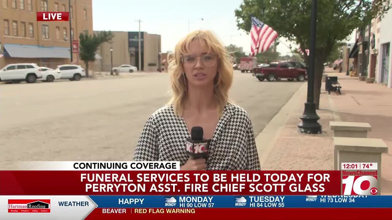 VIDEO: Madison Fisher live in Perryton, Asst. Chief Glass to be honored today