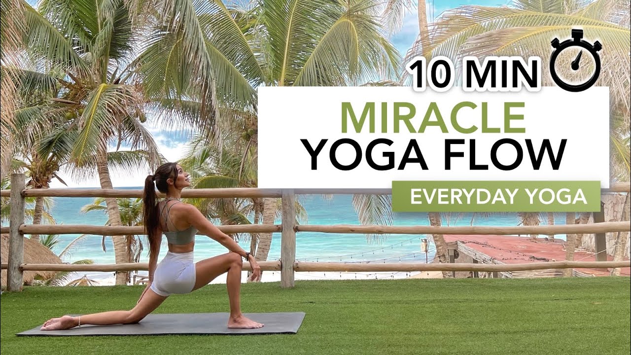 10 MIN MIRACLE YOGA FLOW | Йога, чтобы чувствовать себя сбалансированным и сильным | Eylem Abaci