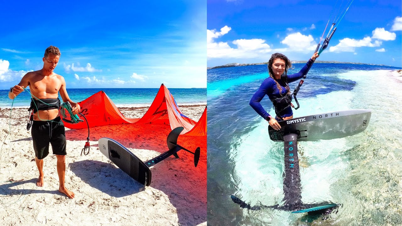 Kitesurfing: Hydrofoil Freedom! VLOG 105