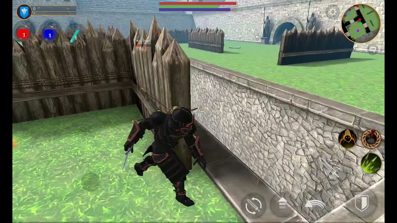 Combat magic spells and swords a trick