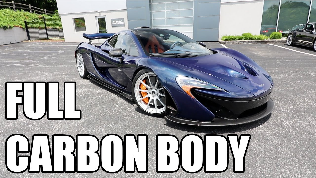 This Blue Carbon Bodied McLaren P1 is STUNNING