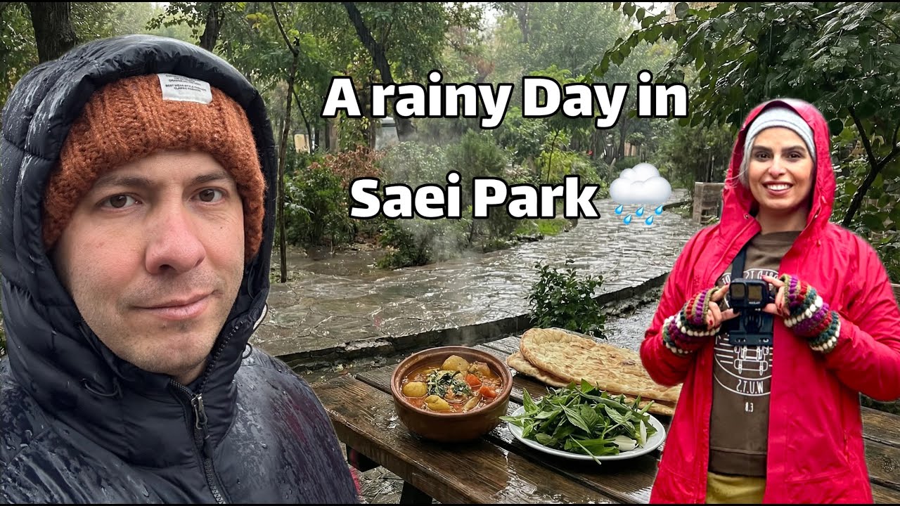 Iran, like you’ve never seen before, this part: A rainy Day in Saei Park,Tehran