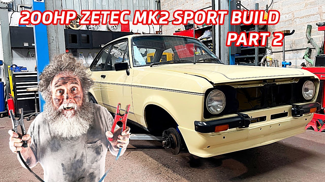 Приходите посмотреть, что мы сделали с Ford Escort MK2 ZETEC мощностью 200 л.с.