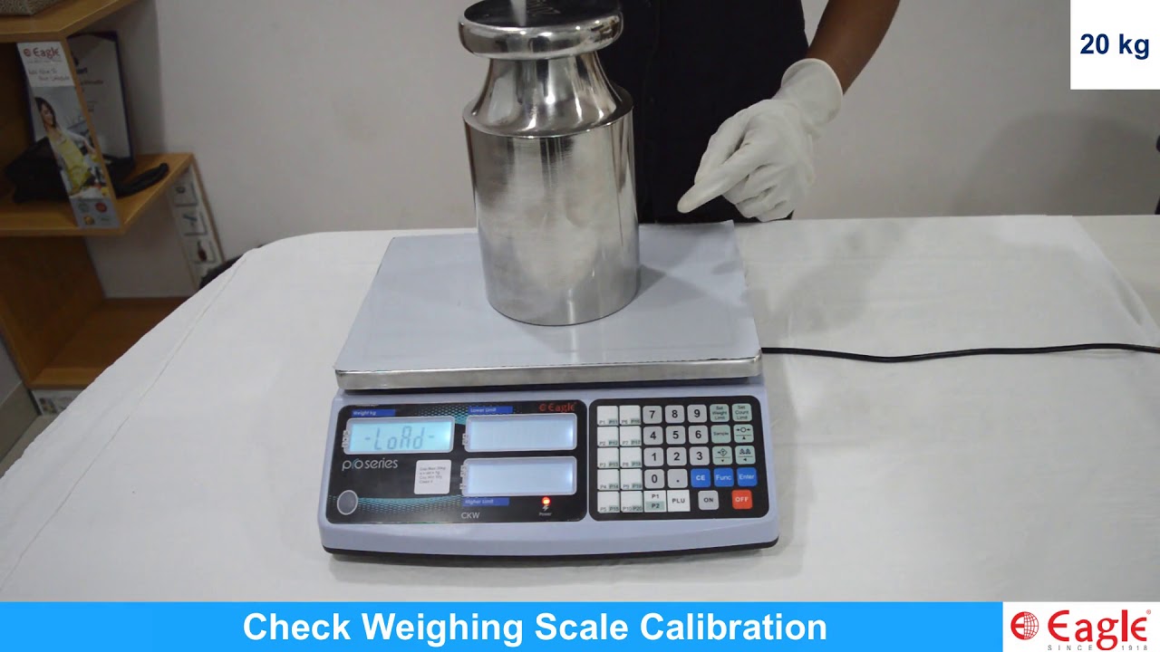 Check Weighing Scale Calibration