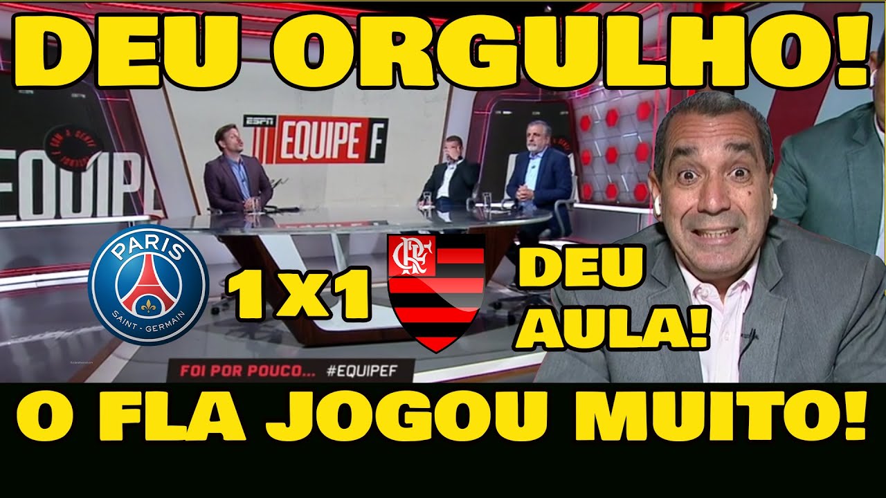 ZINHO DEU AULA! OLHA O QUE ELE FALOU DE... PSG 1x1 FLAMENGO FINAL DO MUNDIAL.