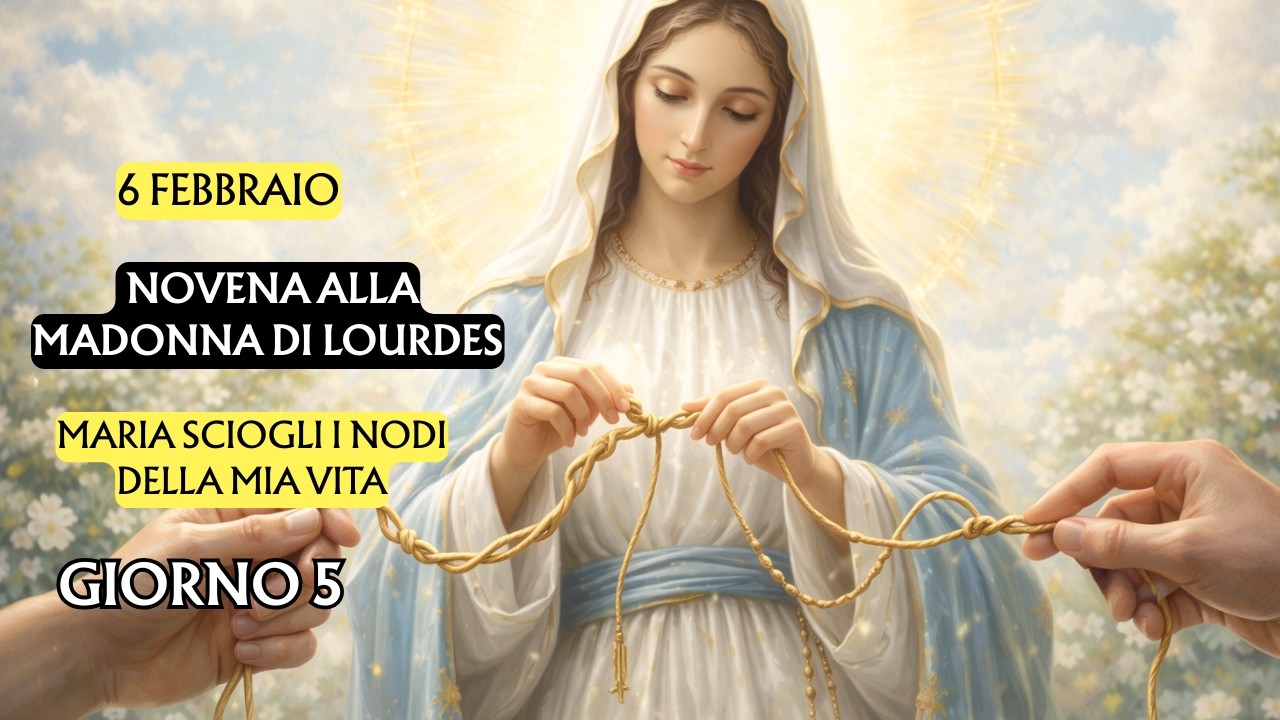 NOVENA ALLA MADONNA DI LOURDES - GIORNO 5 | Maria sciogli i nodi della mia vita