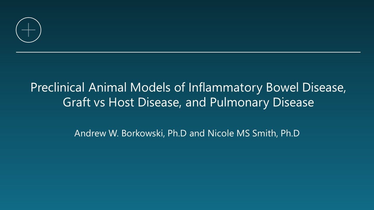 Preclinical Animal Models of Inflammatory Bowel Disease, Graft vs Host Disease and Pulmonary Disease