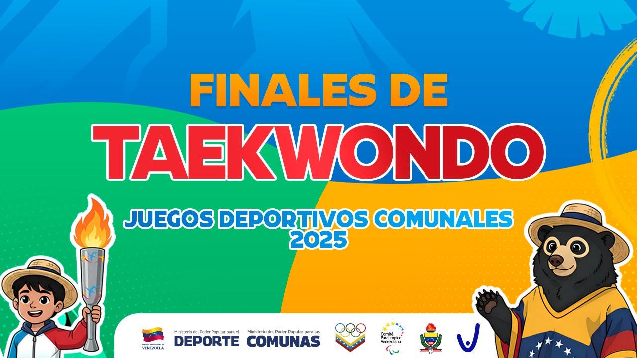 Jornada 5 Final Taekwondo Masculino y Femenino III Juegos Deportivos Nacionales Comunales 2025