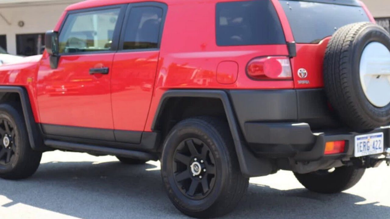 2014 Toyota FJ Cruiser GSJ15R MY14 Red Fury 5 Speed Automatic Wagon